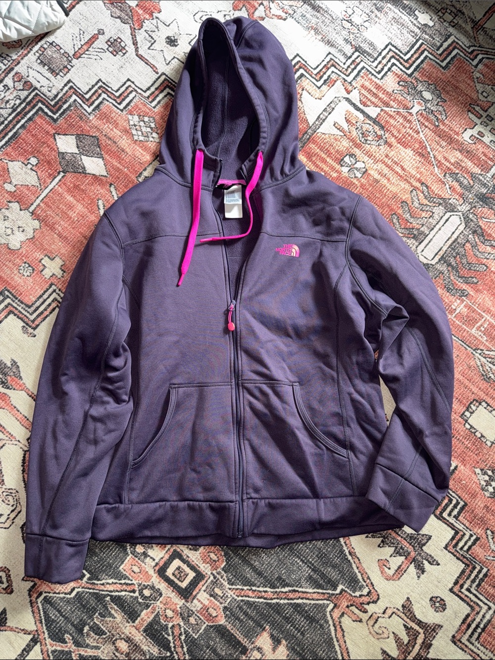 The North Face Women's Purple Full-Zip Hoodie Jacket